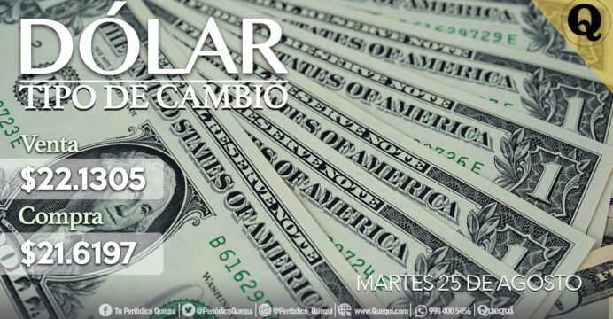 Precio del dólar hoy martes 25 de agosto 2020, tipo de cambio