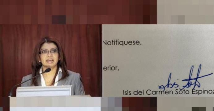 La fiscal Isis Soto, firmó la orden de aprehensión, sin existir imputación.