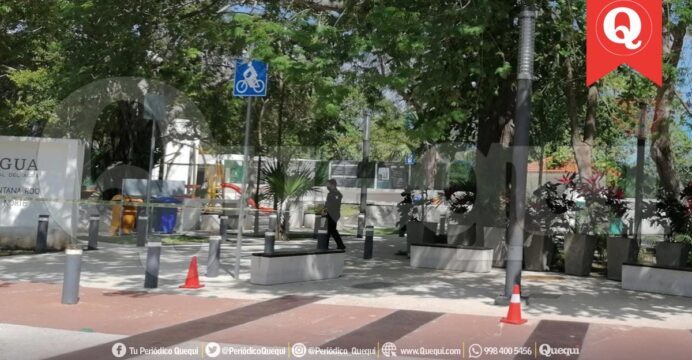 En el kilómetro cero de la Zona Hotelera de Cancún, junto al reloj, fue localizado la cabeza del hombre decapitado en la Región 100.