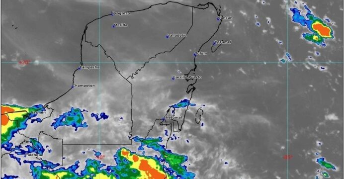 Hoy 9 de junio en Quintana Roo se presentarán lluvias dispersas