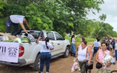 Apoya voluntariado del Poder Legislativo a familias chetumaleñas