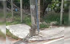 Piden reparar postes antes