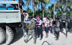 Declaración de evacuación obligatoria en Punta Allen