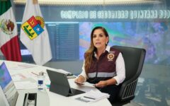 Anuncia Mara Lezama Alerta Naranja para todo Quintana Roo por huracán “Beryl”