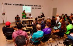 Imparten en Puerto Morelos curso sobre primeros auxilios en deportes