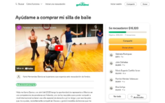 Bailarina de paradanza pide ayuda para comprar silla de ruedas especial