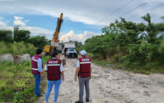 Gobierno de Quintana Roo continúan trabajando en reconstrucción y accesibilidad en comunidades rurales afectadas por «Nadine»