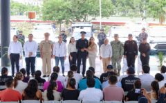 Mara Lezama fortalece la seguridad en Quintana Roo con inversión de 48 millones de pesos en equipamiento policial