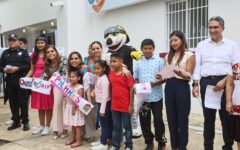 Atestigua Ana Paty Peralta inauguración del primer centro de desarrollo comunitario DIF-Pilares en el Estado