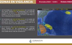 Se forman más zonas de baja presión con probabilidad de desarrollo ciclónico