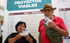 Gran participación ciudadana en la votación presencial del Presupuesto Participativo 2024