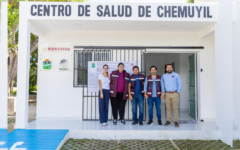 Diego Castañón supervisa nuevas casas de salud en Chemuyil, Macario Gómez y Manuel Antonio Ay