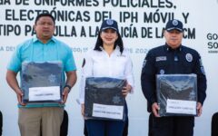 Mayor fortalecimiento de la policía para construir la paz en Solidaridad: Estefanía Mercado