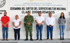 Acuden solidarenses al Sorteo del Servicio Militar Nacional Clase 2006 y Remisos