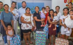 Recibe DIF Cozumel apoyo para beneficio de madres adolescentes