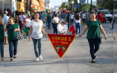 Niños y niñas de los CENDI participan en el tradicional desfile por la Revolución Mexicana