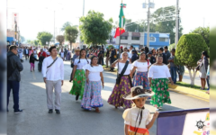 Fiesta cívica y patriótica en el aniversario de la Revolución Mexicana