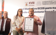 Quintana Roo, primer congreso estatal en recibir el Distintivo ECOS