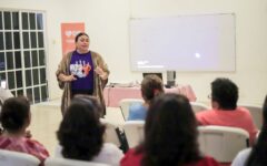 Con la plática “Mariposas de Amor”, el DIF promueve erradicar la violencia en mujeres y niñas