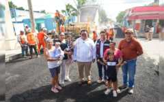 Chacón da inicio a trabajos de pavimentación en la colonia 10 de abril