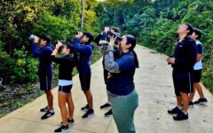 Estudiantes participan en observación de aves en el Parque Corazón, promoviendo la conservación ambiental: FPMC