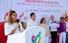 Promueve Verónica Lezama la salud física con los Juegos Estatales Deportivos y Culturales para las Personas Mayores 2024: DIF