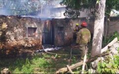 Incendio en vivienda abandonada reaviva la preocupación por el uso de pirotecnia en menores