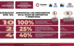 Cozumel impulsa el programa «Pagando y Ahorrando, Transformamos Cozumel» con descuentos fiscales hasta el 31 de diciembre