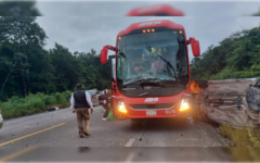 Dos lesionados por carambola en la carretera Carrillo Puerto-Tulum