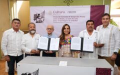 Ichkabal abrirá sus puertas al mundo, INAH y ejido Bacalar firman histórico convenio: Mara Lezama