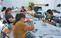 Impulsa la FPMC el Emprendimiento Femenino con Taller de Papel Enrollado