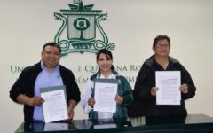 Firma Uaqroo otro convenio para estudiantes