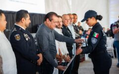 Rinde Gobierno de Solidaridad homenaje a los policías municipales