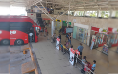 Baja transporte de pasajeros en terminal