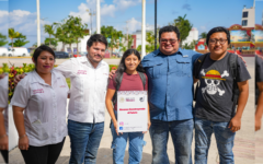 Chacón promueve registro de cozumeleños al programa “Jóvenes Construyendo el Futuro”