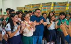 José Luis Chacón cumple su compromiso con la educación: avanza la instalación de aires acondicionados en escuelas de Cozumel