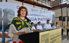 Felipe Carrillo Puerto celebra el Día Internacional de la Lengua Materna con concurso de oratoria en Lengua Maya