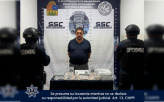 Detenido en filtro de seguridad con un pistola y 233 cartuchos