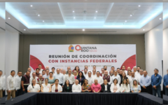 Mara Lezama preside histórica reunión interinstitucional estatal-federal para llevar justicia social a cada rincón de Quintana Roo