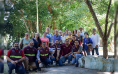 Ana Paty Peralta supervisa trabajos de limpieza en parque de la SM 20