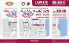 Refuerzan dispositivos viales en Cancún por el inicio del Carnaval 2025