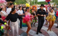 Inician fiestas carnestolendas de Cancún