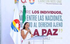 Enaltece Ana Paty Peralta legado de don Benito Juárez García