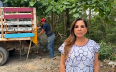 Supervisa Mara Lezama limpieza de basurero clandestino en área verde de la colonia Forjadores, para devolver el brillo a Chetumal