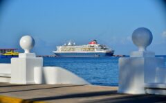 Regresa a Cozumel después de 8 años de ausencia el crucero MS Balmoral, que recreó el viaje del RMS Titanic