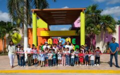 Inauguran sitio infantil La Colmena