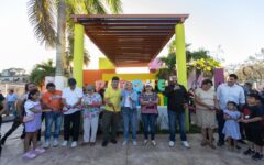 Mary Hernández inaugura parque “La Colmena” en Felipe Carrillo Puerto