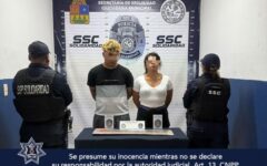 Riña mortal en Villas del Sol, pareja es detenida con machete en mano