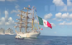 Llega el Buqué Escuela Cuauhtémoc
