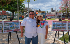 Mara Lezama y José Luis Chacón entregan reconstruido parque “Carlos Canseco” en Cozumel diseñado con participación ciudadana
